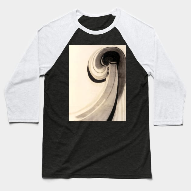 High Resolution Early Abstraction by Georgia O'Keeffe Baseball T-Shirt by tiokvadrat